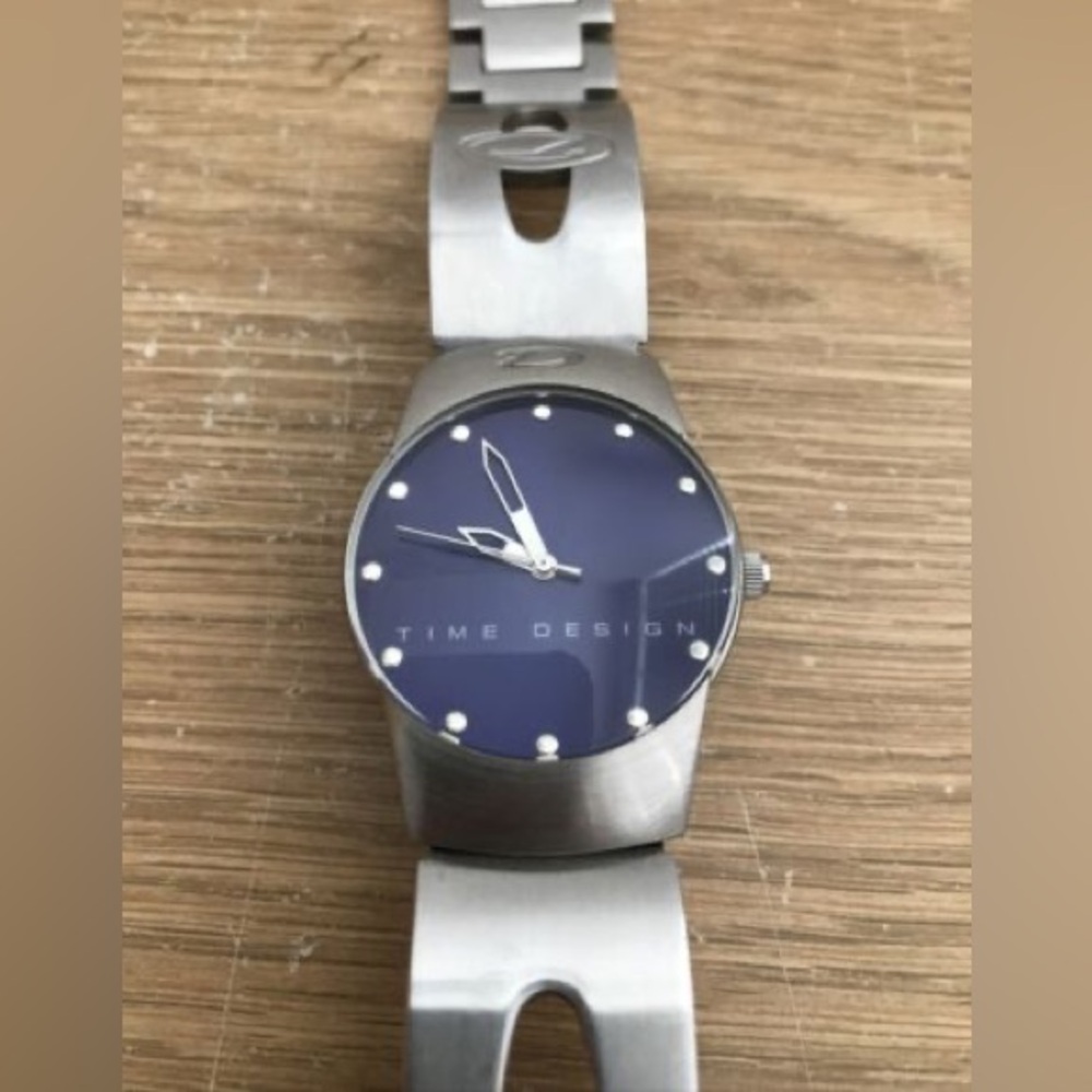 time design unisex zirconium stainless steel watch